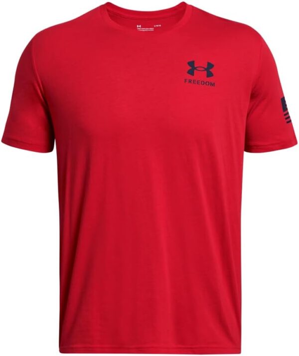 Under Armour Men\'s New Freedom Flag T-Shirt - Image 5