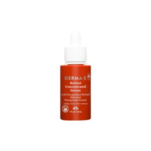 DERMA E Anti-Wrinkle Retinol Serum - Concentrated Skincare Elixir for Youthful Radiance - 1 Fl oz