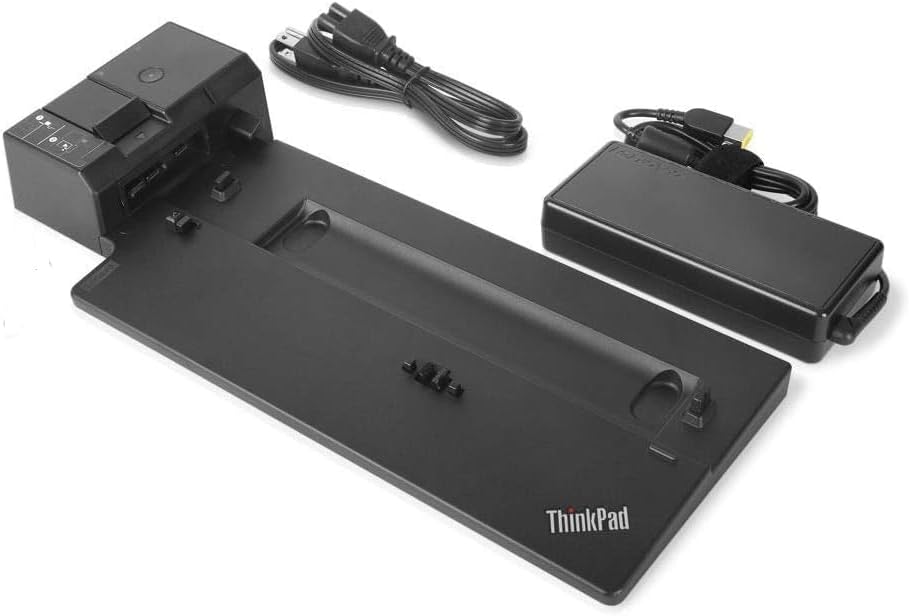 Lenovo USA ThinkPad Ultra Docking Station (P/N; 40AJ0135US ) For P52s, L580, L480, T580, P580p, T480s, T480, X1 Carbon Gen 6, X280 (Renewed)