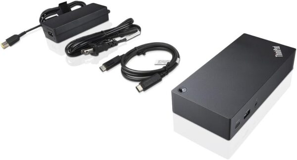 Lenovo ThinkPad USB-C UltraDock With 90W 2 Prong AC Adapter (40A90090US, USA Retail Packaged) - Image 3