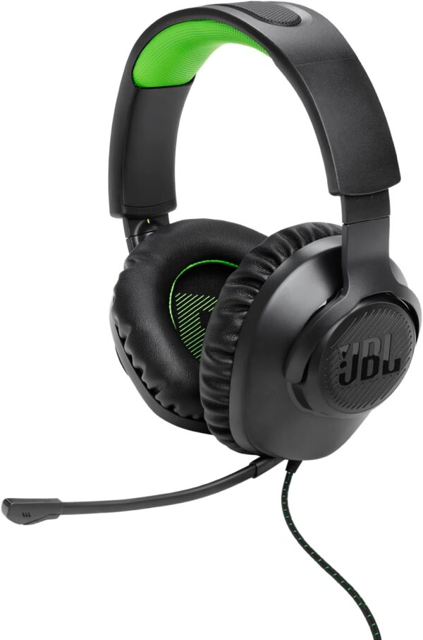 JBL Quantum 100X - Wired Over-Ear Gaming Headset with a Detachable mic, QuantumSOUND Signature, Memory Foam Comfort, Compatible with Windows Sonic Surround Sound (Black) - Image 6