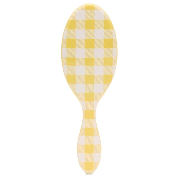 Wet Brush Original Detangler Hair Brush, Golden Gingham (Coastal Charm) - Ultra-Soft IntelliFlex Bristles - Detangling Brush Glides Through Tangles For All Hair Types (Wet Dry & Damaged) - Women & Men