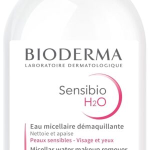 Bioderma - Sensibio - H2O Micellar Water - Makeup Remover Cleanser - Face Cleanser for Sensitive Skin