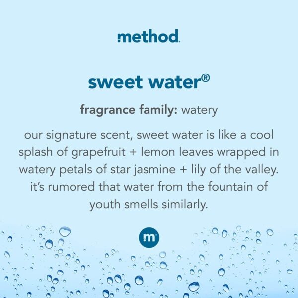 Method Foaming Hand Soap, Sweet Water, Paraben and Phthalate Free, Biodegradable Formula, 10 fl oz (Pack of 3) - Image 3