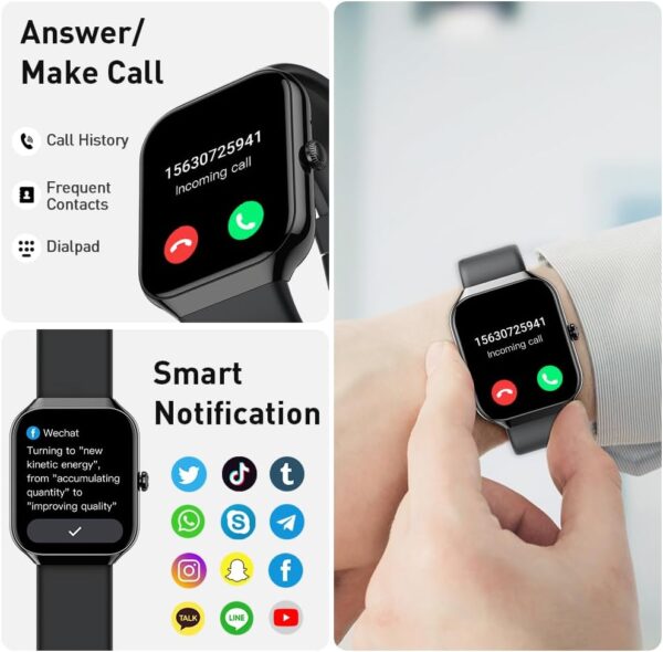 Smart Watch for Men Women(Answer/Make Call), 2025 New Smartwatch 1.96 - Image 2