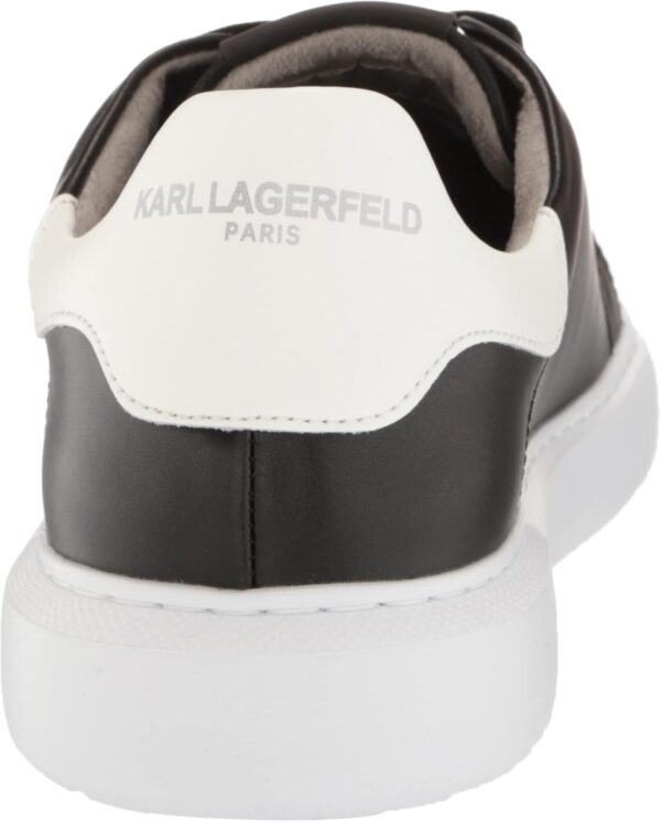 KARL LAGERFELD Men\'s Lightweight Phylon Sole Leather Sneaker - Image 3