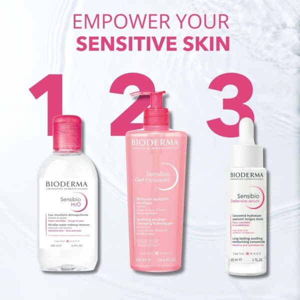 Bioderma - Sensibio - H2O Micellar Water - Makeup Remover Cleanser - Face Cleanser for Sensitive Skin - Image 5