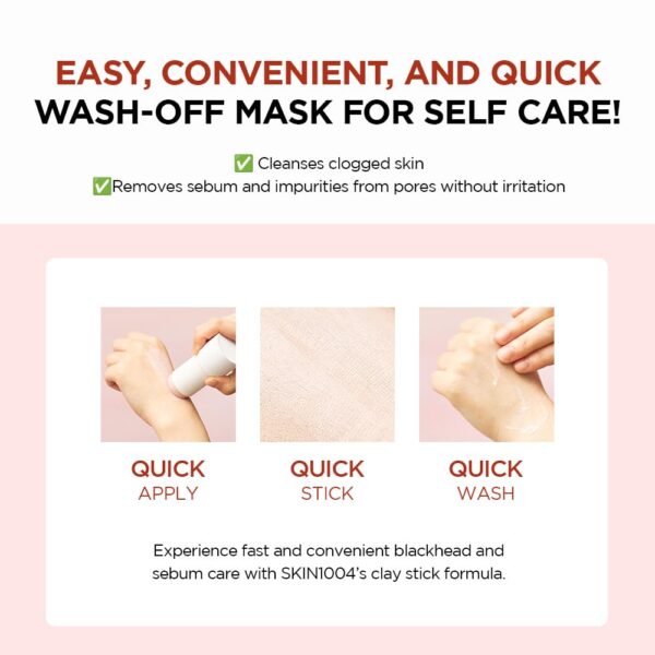 SKIN1004 Madagascar Centella Poremizing Quick Clay Stick Mask 27g - Image 4