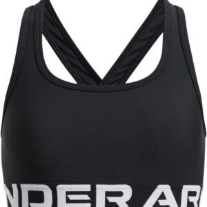 Under Armour Girls Crossback Mid-Impact Sports Bra