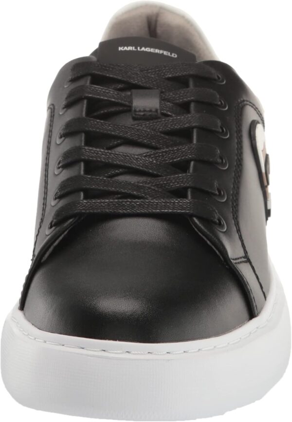 KARL LAGERFELD Men\'s Lightweight Phylon Sole Leather Sneaker - Image 2
