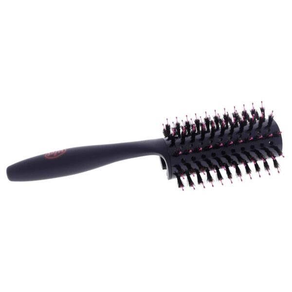 Wet Brush Straighten & Style Round Brush - for All Hair Types - A Perfect Blow Out with Less Pain, Effort and Breakage - Open Barrel Design For High Speed Drying In Less Time, Black - Image 2