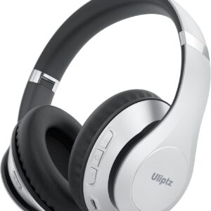 Uliptz Wireless Bluetooth Headphones, 65H Playtime, 6 EQ Sound Modes, HiFi Stereo Over Ear Headphones with Microphone, Foldable Lightweight Bluetooth 5.3 Headphones for Travel/Office/Cellphone/PC