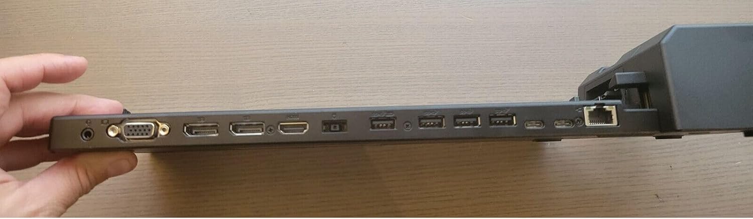 Lenovo USA ThinkPad Ultra Docking Station (P/N; 40AJ0135US ) For P52s, L580, L480, T580, P580p, T480s, T480, X1 Carbon Gen 6, X280 (Renewed) - Image 4