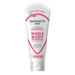 Summer\'s Eve Whole Body Deodorant Cream, Blissful Escape, 3 fl oz