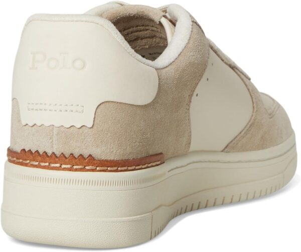 POLO RALPH LAUREN Men\'s Masters Court Leather-Suede Sneaker - Image 5