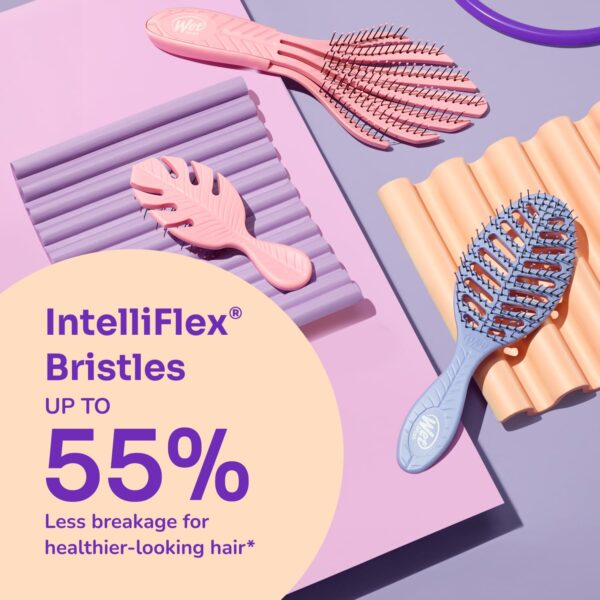 Wet Brush Go Green Mini Detangler, Green - Detangling Travel Hair Brush - Ultra-Soft IntelliFlex Bristles Glide Through Tangles & Gently Loosens Knots While Minimizing Pain, Split Ends & Breakage - Image 5