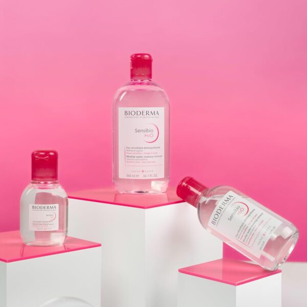 Bioderma - Sensibio - H2O Micellar Water - Makeup Remover Cleanser - Face Cleanser for Sensitive Skin - Image 3