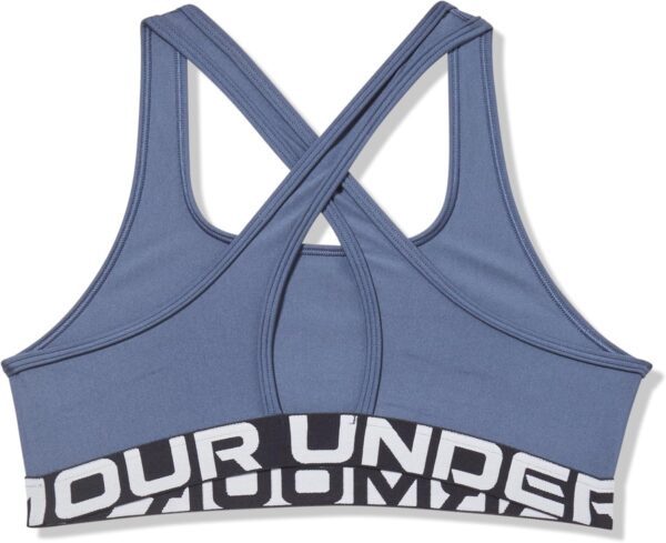 Under Armour Girls Crossback Mid-Impact Sports Bra - Image 5