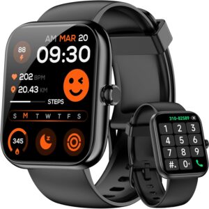 Smart Watch for Men Women, Alexa Built-in Fitness Tracker with Call Function & 1.83
