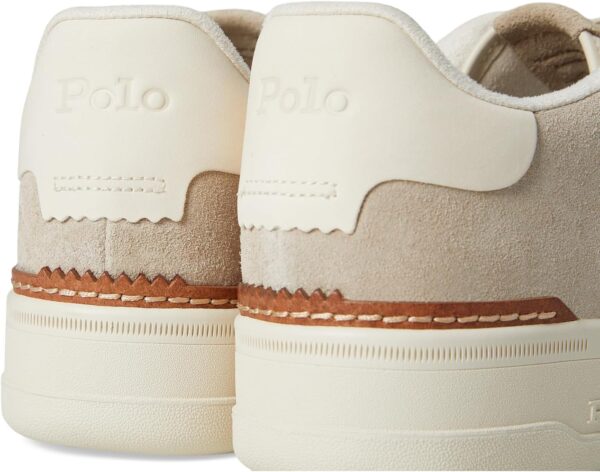POLO RALPH LAUREN Men\'s Masters Court Leather-Suede Sneaker - Image 6