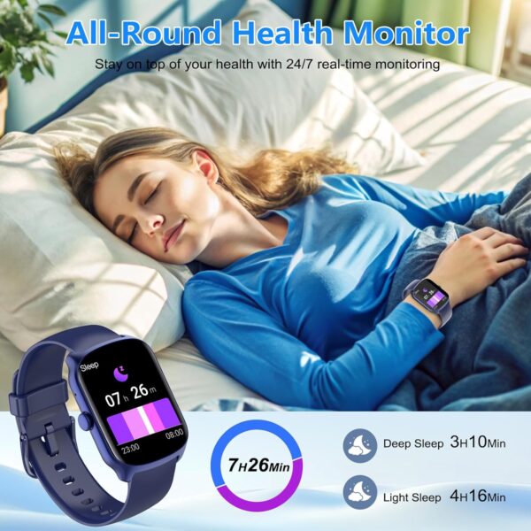 Smart Watch for Men Women (Dial/Answer Calls), 1.95 - Image 4