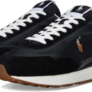 POLO RALPH LAUREN Men\'s Train 89 Suede-Paneled Sneakers