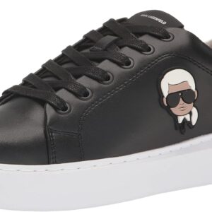 KARL LAGERFELD Men\'s Lightweight Phylon Sole Leather Sneaker