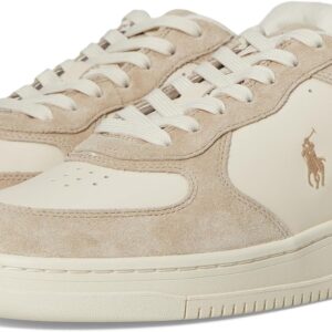 POLO RALPH LAUREN Men\'s Masters Court Leather-Suede Sneaker