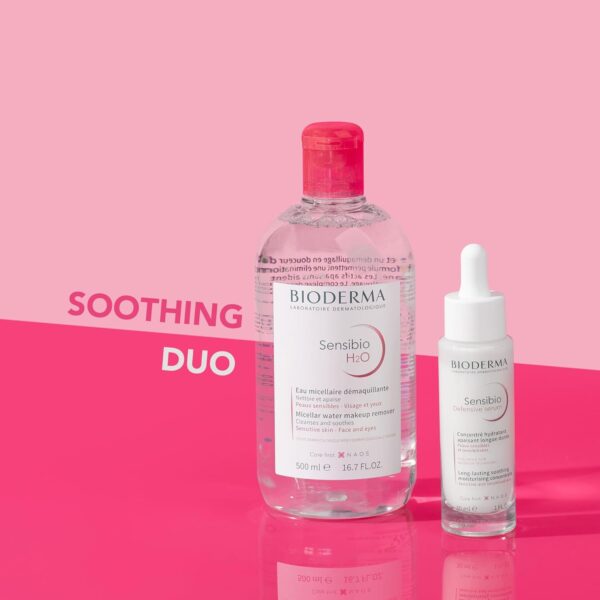 Bioderma - Sensibio - H2O Micellar Water - Makeup Remover Cleanser - Face Cleanser for Sensitive Skin - Image 6