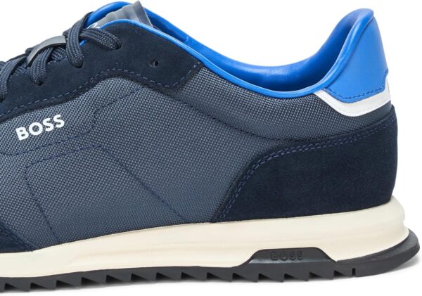 BOSS Men\'s Zayn Low Profile Suede Leather Two Tone Sneaker - Image 4