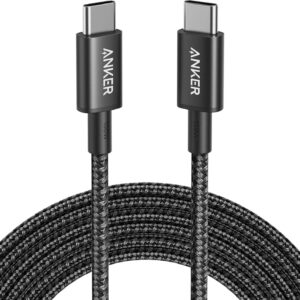 Anker USB C to USB C Cable, Type C Charging Cord Fast Charge(10FT,100W), for iPhone 16/16 pro, MacBook and More(USB 2.0,Black)