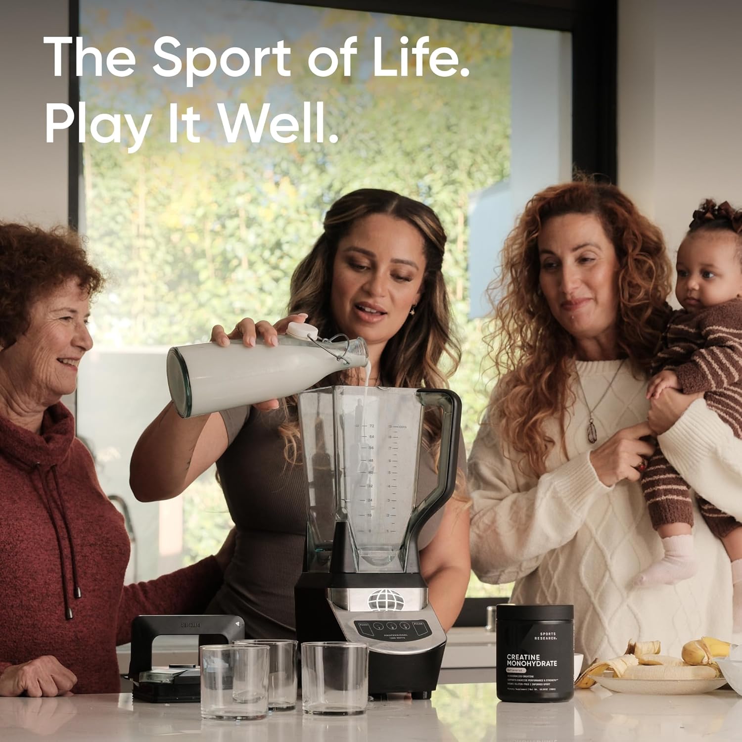 Sports Research Creatine Monohydrate - Gain Lean Muscle, Improve Performance and Strength and Support Workout Recovery - 5 g Micronized Creatine - 10.58 oz - Image 3