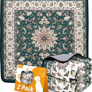 Washable Pee Pads for Dogs: 2 Pack Reusable Pee Pads for Dogs, Waterproof & Leakproof Washable Puppy Pad, Non-Slip Whelping Pee Pads & Potty Training Pad for Floor, Playpen,Crate, Couch, 36x36