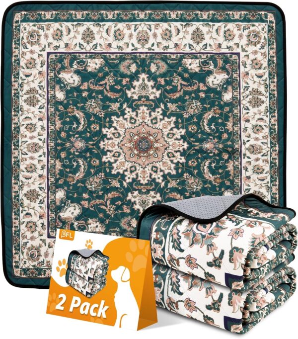 Washable Pee Pads for Dogs: 2 Pack Reusable Pee Pads for Dogs, Waterproof & Leakproof Washable Puppy Pad, Non-Slip Whelping Pee Pads & Potty Training Pad for Floor, Playpen,Crate, Couch, 36x36