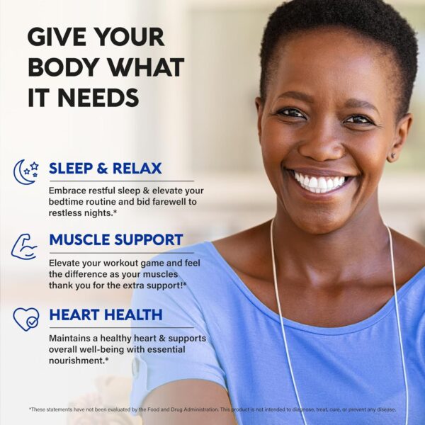 Magnesium Citrate Capsules 1000mg | High Absorption Supplement - Sleep, Muscle & Heart Support - Vegan | Non-GMO - Made in USA - As Powder | Pills | Tablets - 120 Capsules, 2 Month Supply - Image 3