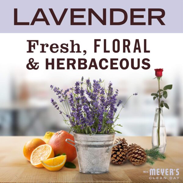 MRS. MEYER\'S CLEAN DAY Liquid Hand Soap Refill, Cruelty Free and Biodegradable Formula, Lavender Scent, 33 Fl Oz (Pack of 1) - Image 4