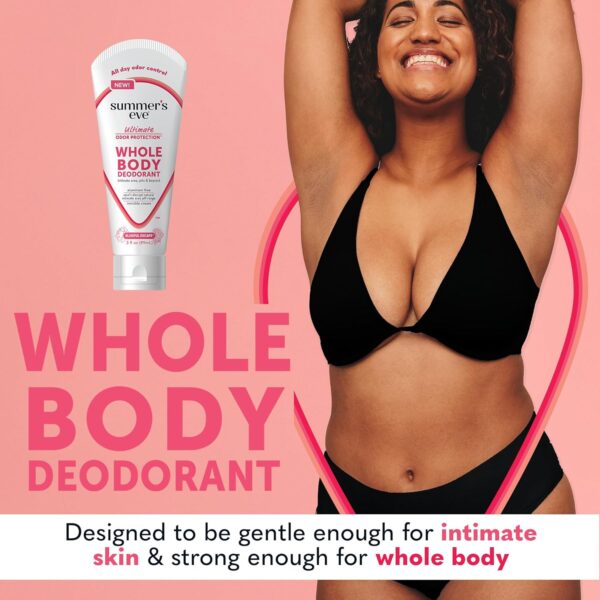 Summer\'s Eve Whole Body Deodorant Cream, Blissful Escape, 3 fl oz - Image 2
