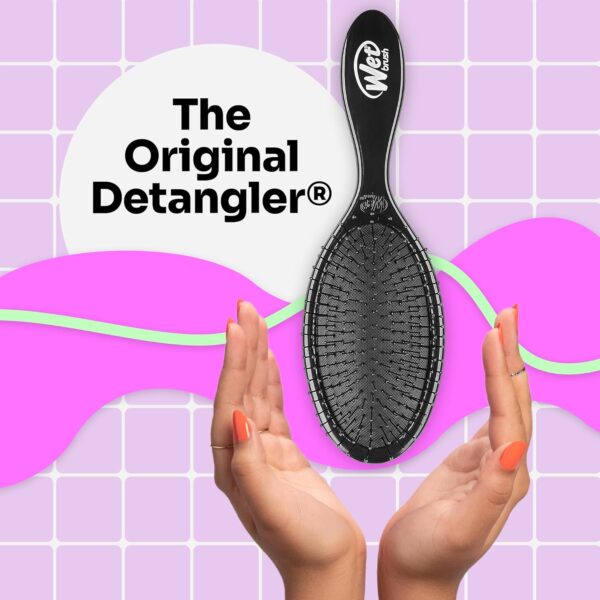 Wet Brush Hello Kitty and Friends Original Detangler, Kuromi - Ultra-Soft IntelliFlex Bristles for All Hair Types (Wet, Dry & Damaged) - Women & Men - Image 3