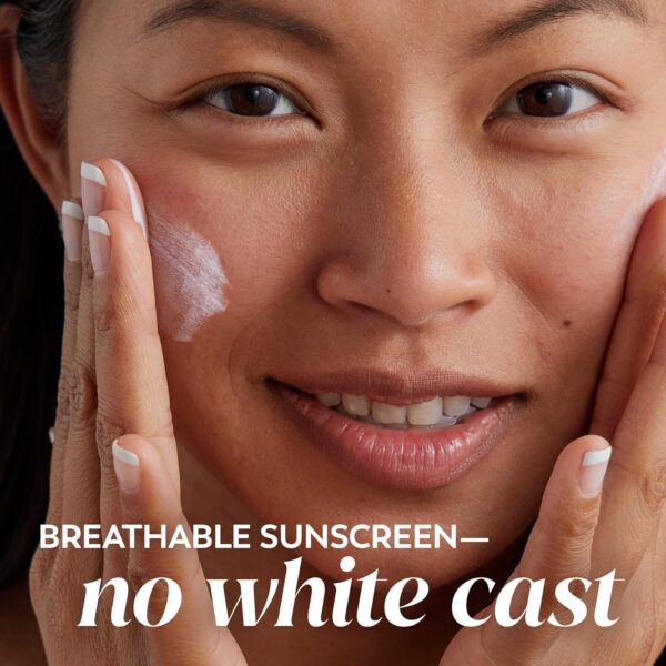 Olay Complete+ Face Moisturizer with Sunscreen SPF 40, For Sensitive Skin, Broad Spectrum Sun Protection, Fragrence-Free - No White Cast on All Tones, Nourishes Moisture Barrier - Ceramides, 6 Oz - Image 3