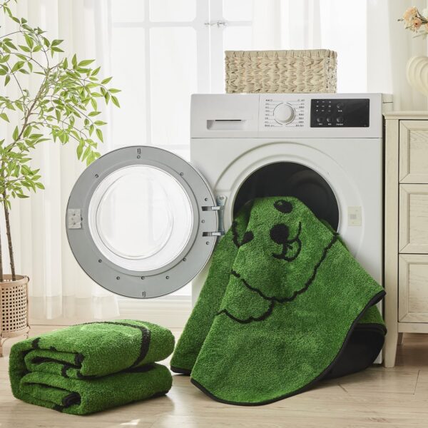 Qeils Reusable Puppy Pads, Washable Pee Pads for Dogs 4 Pack Durable Absorbent Leakproof Dog Training Pads for Home or Travel, Non-Slip Wee Wee Pads Potty Pads 30 - Image 2