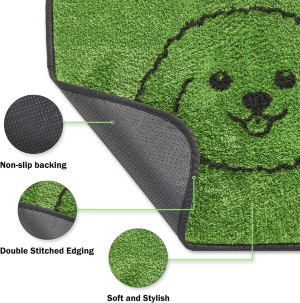Qeils Reusable Puppy Pads, Washable Pee Pads for Dogs 4 Pack Durable Absorbent Leakproof Dog Training Pads for Home or Travel, Non-Slip Wee Wee Pads Potty Pads 30 - Image 4