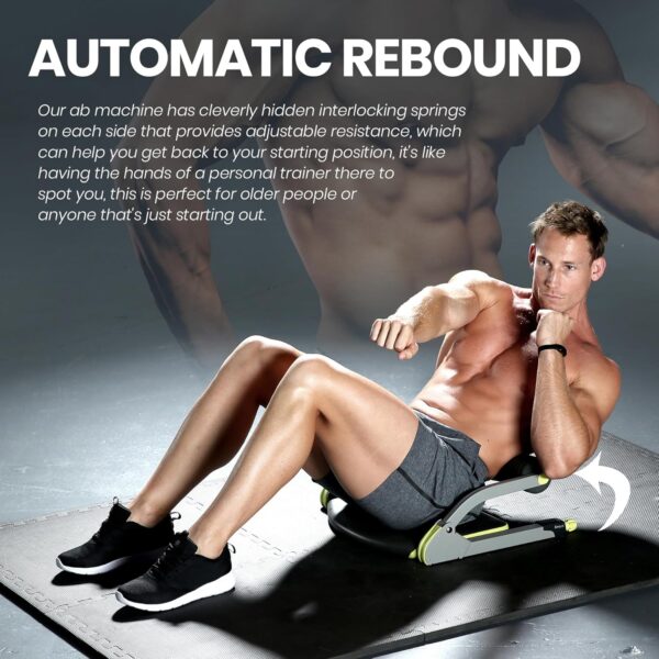 WONDER CORE SMART, Ab Machine, Ab Workout Equipment, Sit Up Machine & Exercise Equipment, Ab Crunch Machine for Stomach Workout, Ab Core Trainer Abdominal Machine for Home Gym - Image 3