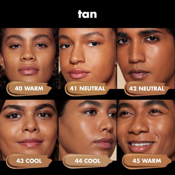 e.l.f. Soft Glam Foundation, Medium Coverage, Long-Lasting & Buildable Foundation For A Smooth, Satin Finish, Vegan & Cruelty-Free, 44 Tan Cool - Image 3