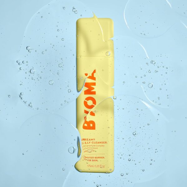 BYOMA Creamy Jelly Cleanser - Hydrating Facial Cleanser for Skin Barrier Repair -Tri-Ceramide Face Wash for Sensitive Skin & All Skin Types - Gently Removes Makeup & Excess Oil - 5.91 fl oz - Image 4