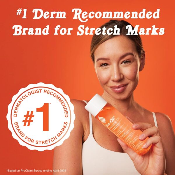 Bio-Oil Skincare Body Oil Serum for Scars and Stretch Marks, Face and Body Moisturizer with Vitamin E & A for Sensitive Dry Skin, Dermatologist Recommended, Travel Size, .85 oz, Pack of 3 - Image 2