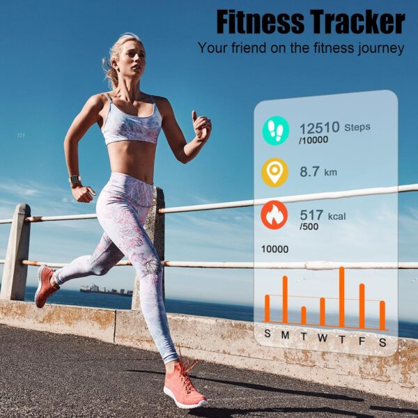 Smart Watch for Women Men, 1.96 - Image 3