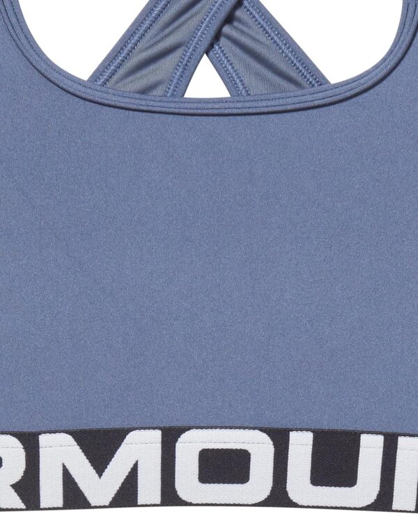 Under Armour Girls Crossback Mid-Impact Sports Bra - Image 4