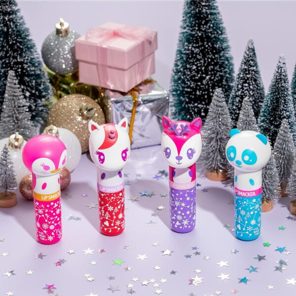 Lip Smacker Lippy Pals Unicorn Holiday, Flavored Moisturizing & Smoothing Soft Shine Lip Balm, Hydrating & Protecting Fun Tasty Flavors, Cruelty-Free & Vegan - Cotton Candy Dream - Image 2