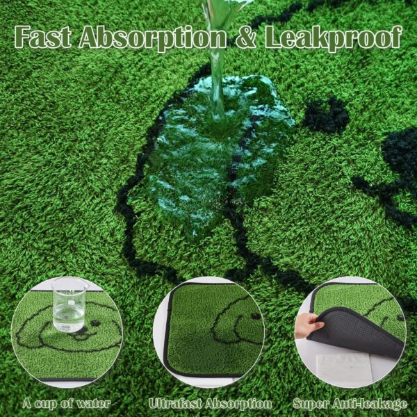 Qeils Reusable Puppy Pads, Washable Pee Pads for Dogs 4 Pack Durable Absorbent Leakproof Dog Training Pads for Home or Travel, Non-Slip Wee Wee Pads Potty Pads 30 - Image 3
